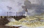 Claude Monet La Jettee Du Havre Spain oil painting artist
